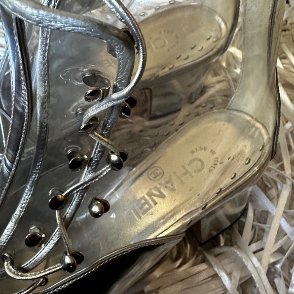 Chanel Translucent Platform Heels - Picture 3 of 8